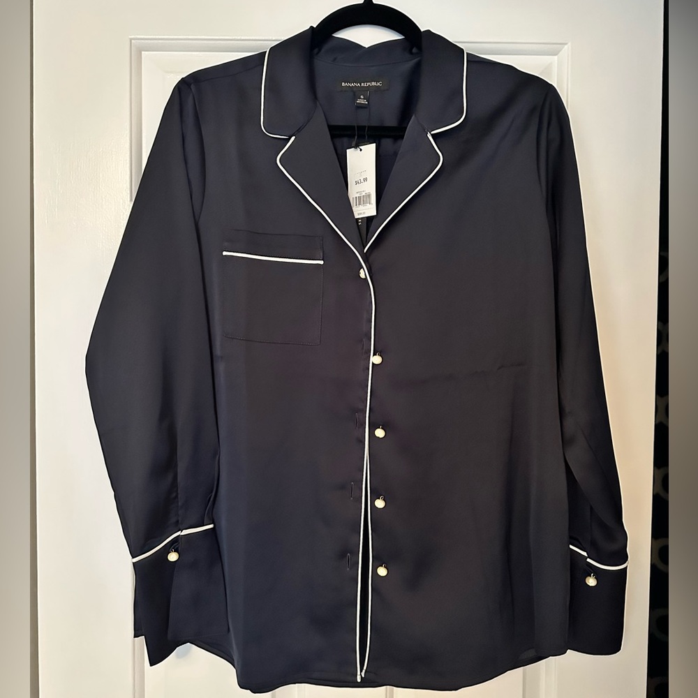 Banana Republic Navy Shirt